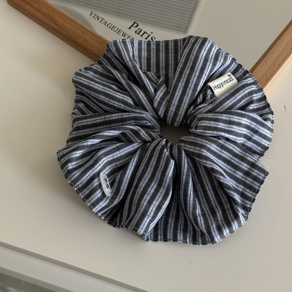 Blue Solid Color Silk Hair Ban – обзор и цена Silk Tie Striped