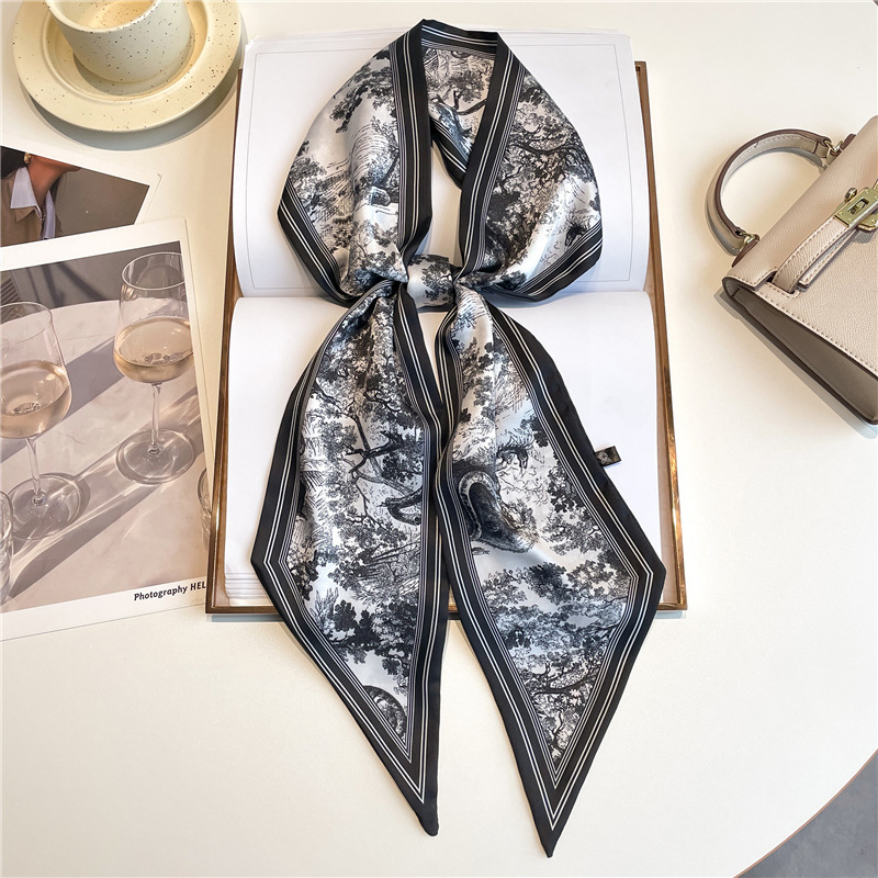Luxury Long Neckerchief Skinny – обзор и цена Ascot Neck Scarf
