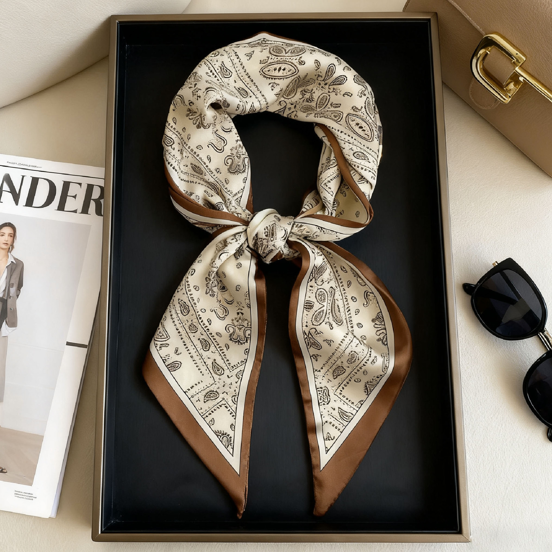 Luxury Long Neckerchief Skinny – обзор и цена Ascot Neck Scarf