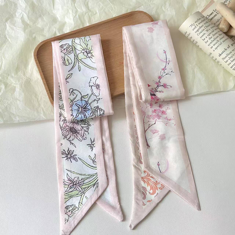 Fashion Women Silk Satin Skinn – обзор и цена Silk Neck Scarf
