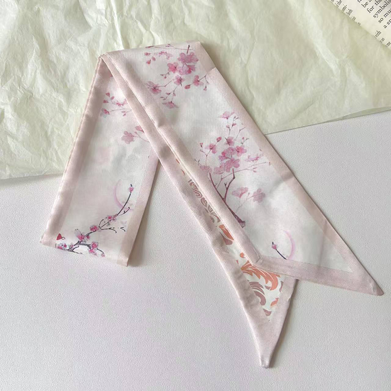 Fashion Women Silk Satin Skinn – обзор и цена Silk Neck Scarf