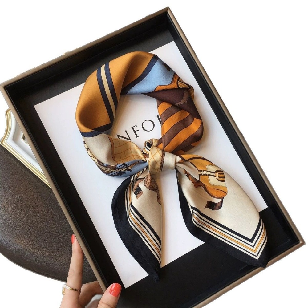 Fashion Satin Square Scarf for – обзор и цена Silk Neck Scarf