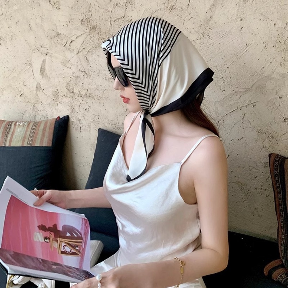 Fashion Satin Square Scarf for – обзор и цена Silk Neck Scarf