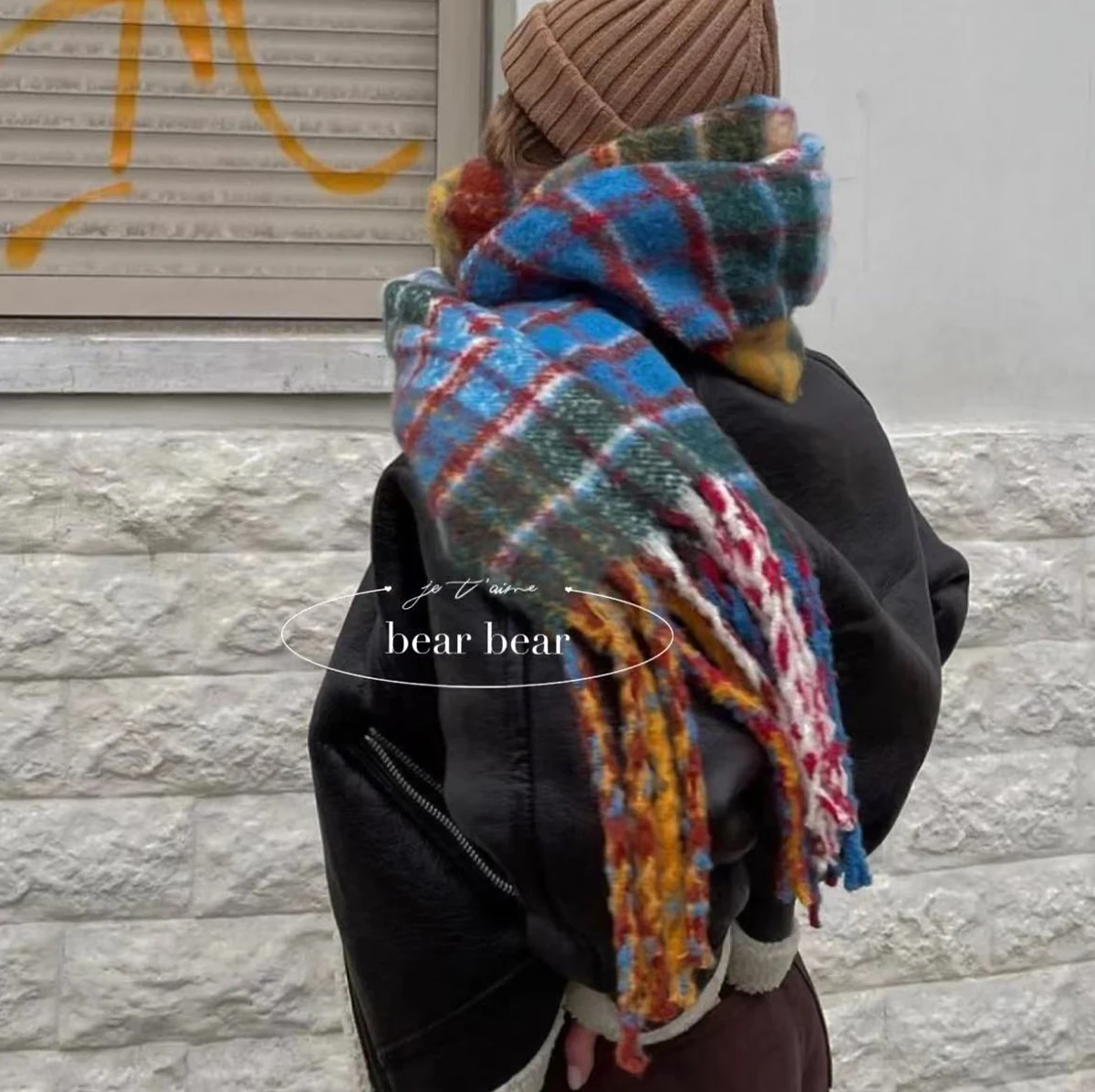 Vintage Colorful Plaid Cashmer – обзор и цена Muffler Men Wool