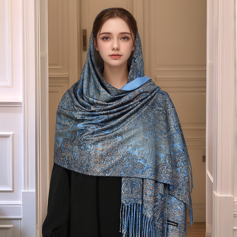 Luxury Paisley Pashmina Shawl  – обзор и цена Woven Scarf Blanket