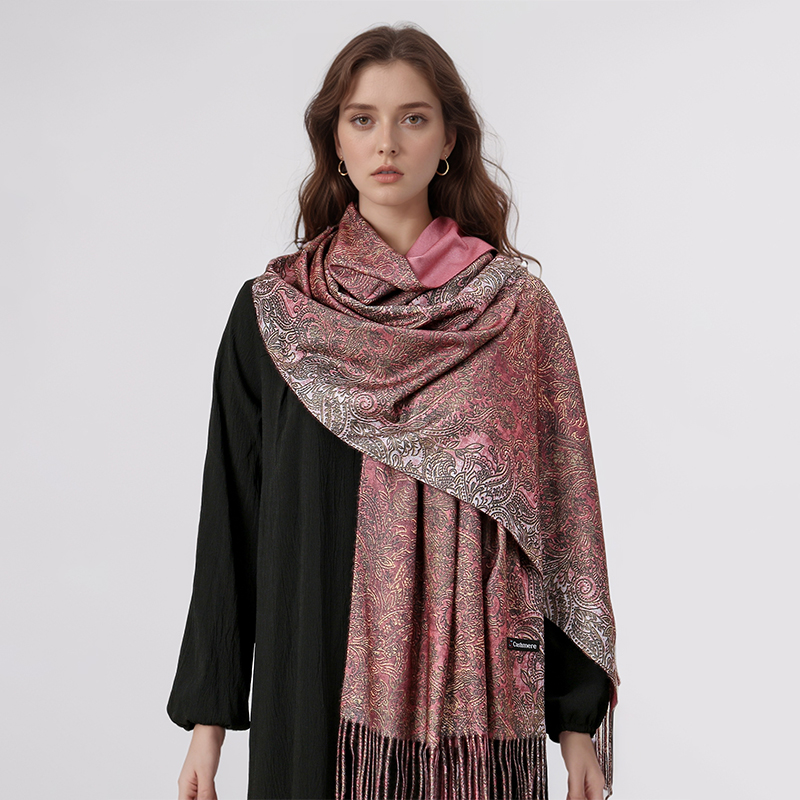 Luxury Paisley Pashmina Shawl  – обзор и цена Woven Scarf Blanket