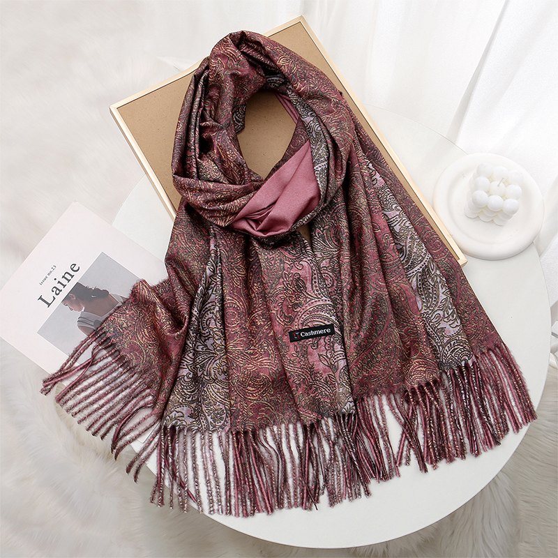 Luxury Paisley Pashmina Shawl  – обзор и цена Woven Scarf Blanket