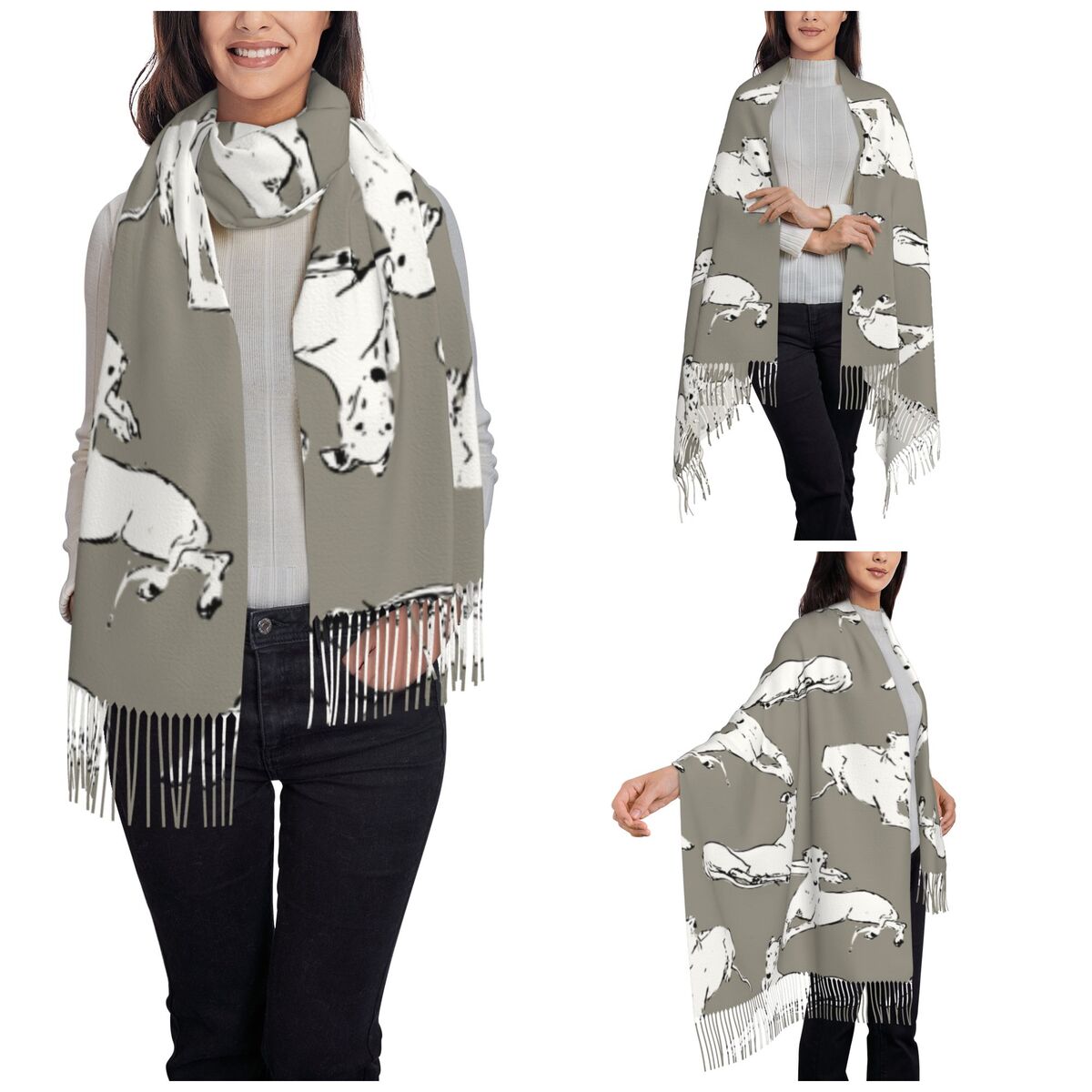 Relaxing Greyhound Whippet Sca – обзор и цена Pashmina Wrap Large