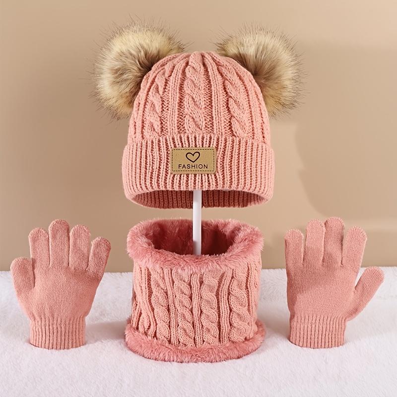 Toddler Kids Pom Pom Decor Bea – обзор и цена Infinity Scarf Knit