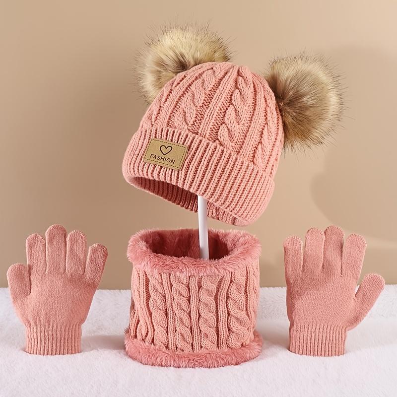 Toddler Kids Pom Pom Decor Bea – обзор и цена Infinity Scarf Knit