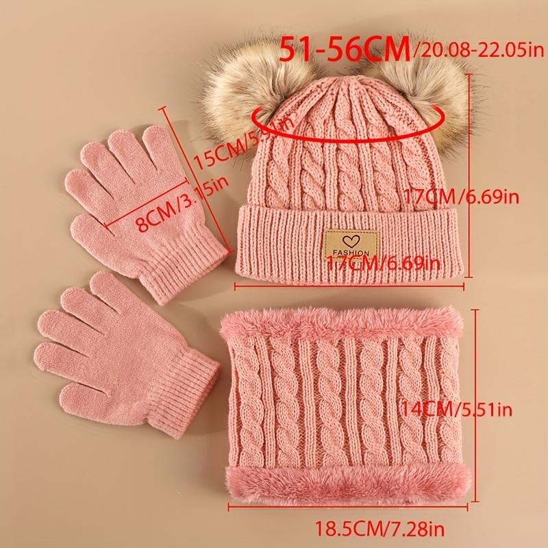 Toddler Kids Pom Pom Decor Bea – обзор и цена Infinity Scarf Knit