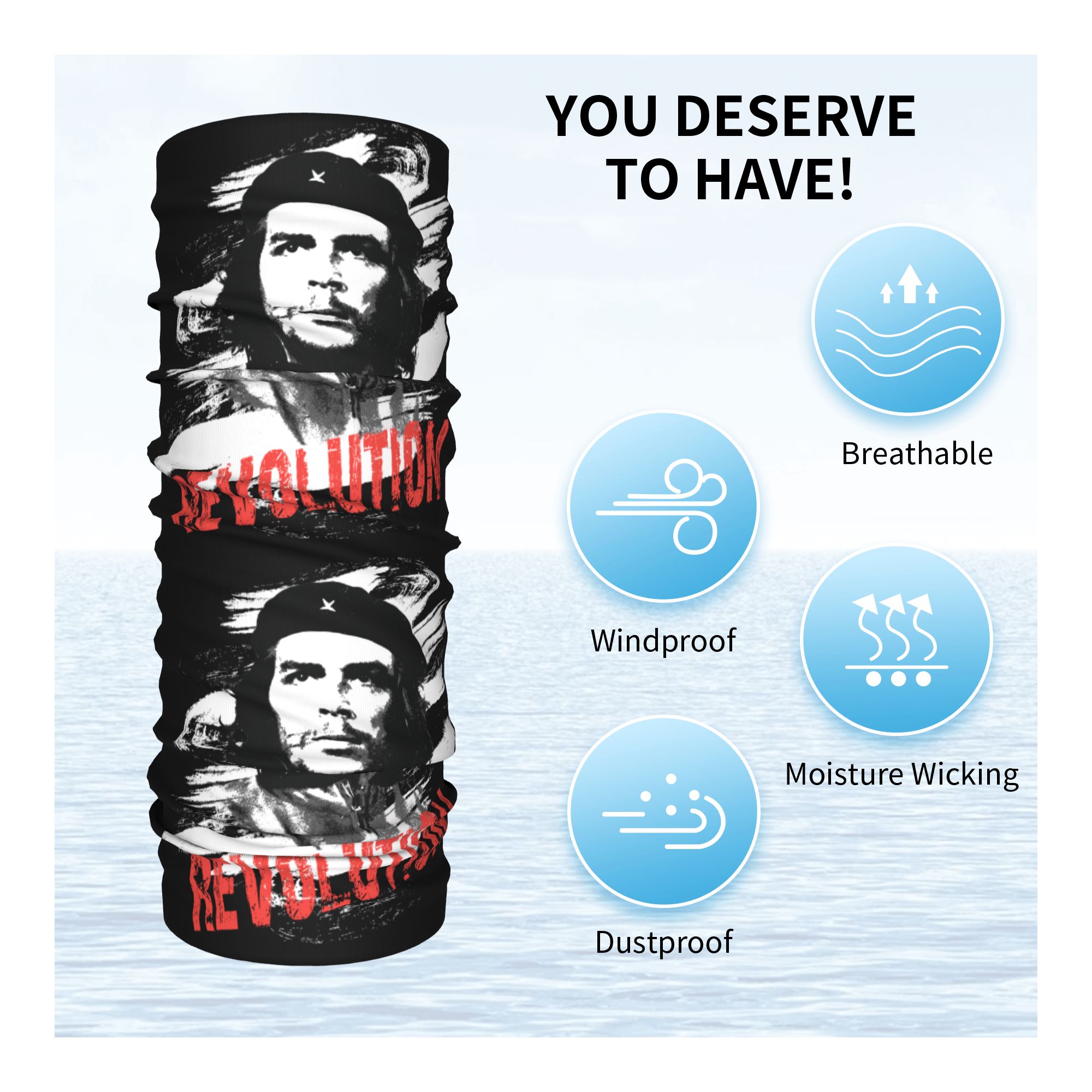 Custom Che Guevara Revolution  – обзор и цена Neck Warmer Tube