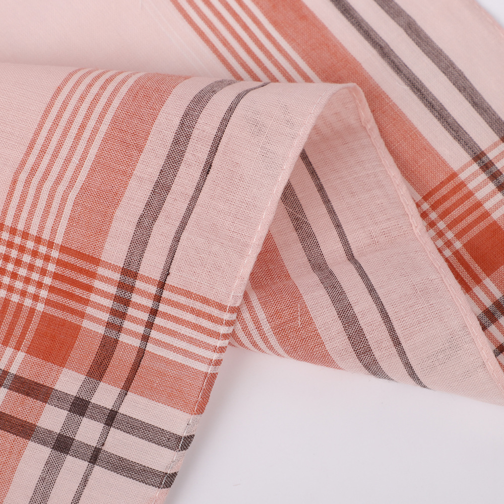 6pcs Men's Mixed Color Plaid S – обзор и цена Handkerchief Cotton Men