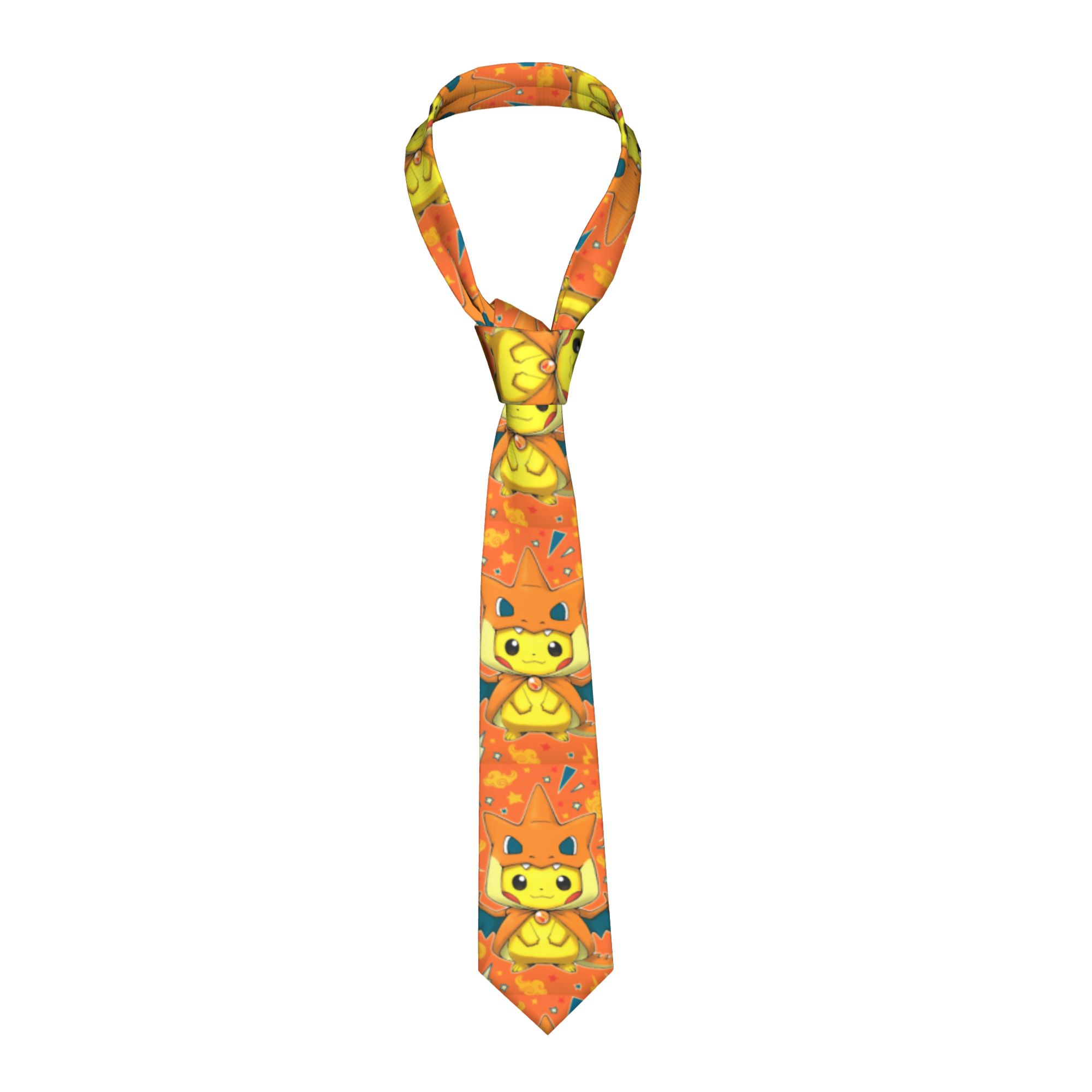 Cute Cartoon Manga Pokemoned N – обзор и цена Skinny Tie Men