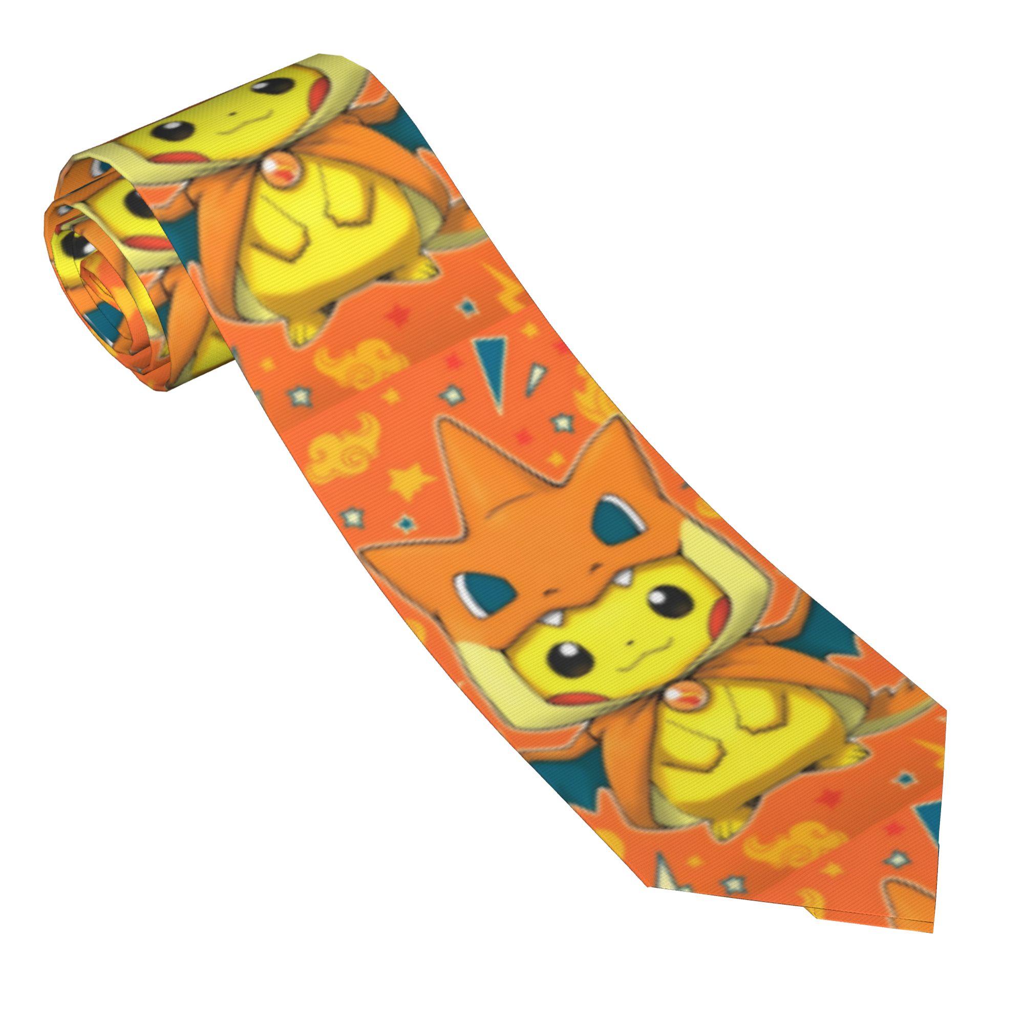Cute Cartoon Manga Pokemoned N – обзор и цена Skinny Tie Men