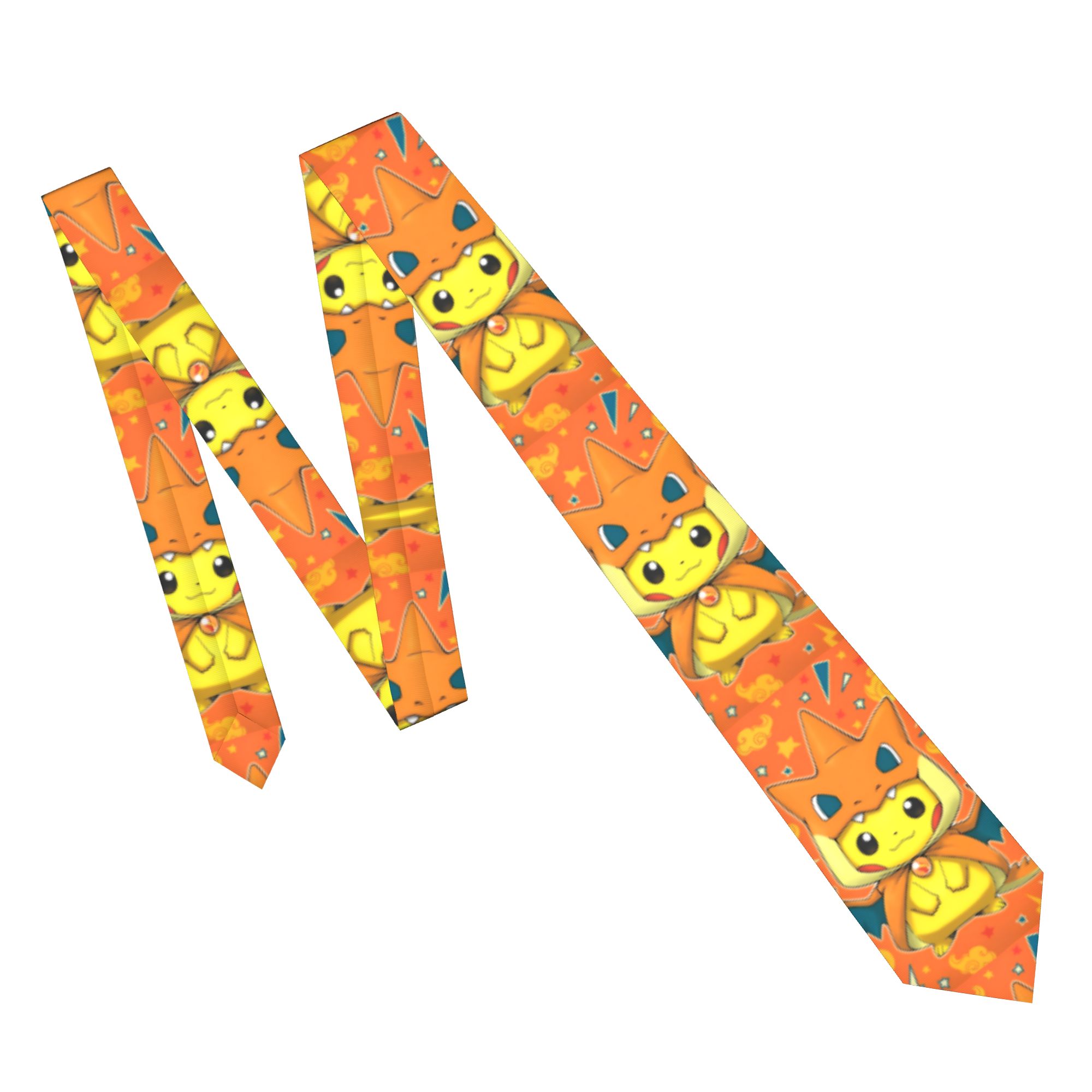 Cute Cartoon Manga Pokemoned N – обзор и цена Skinny Tie Men