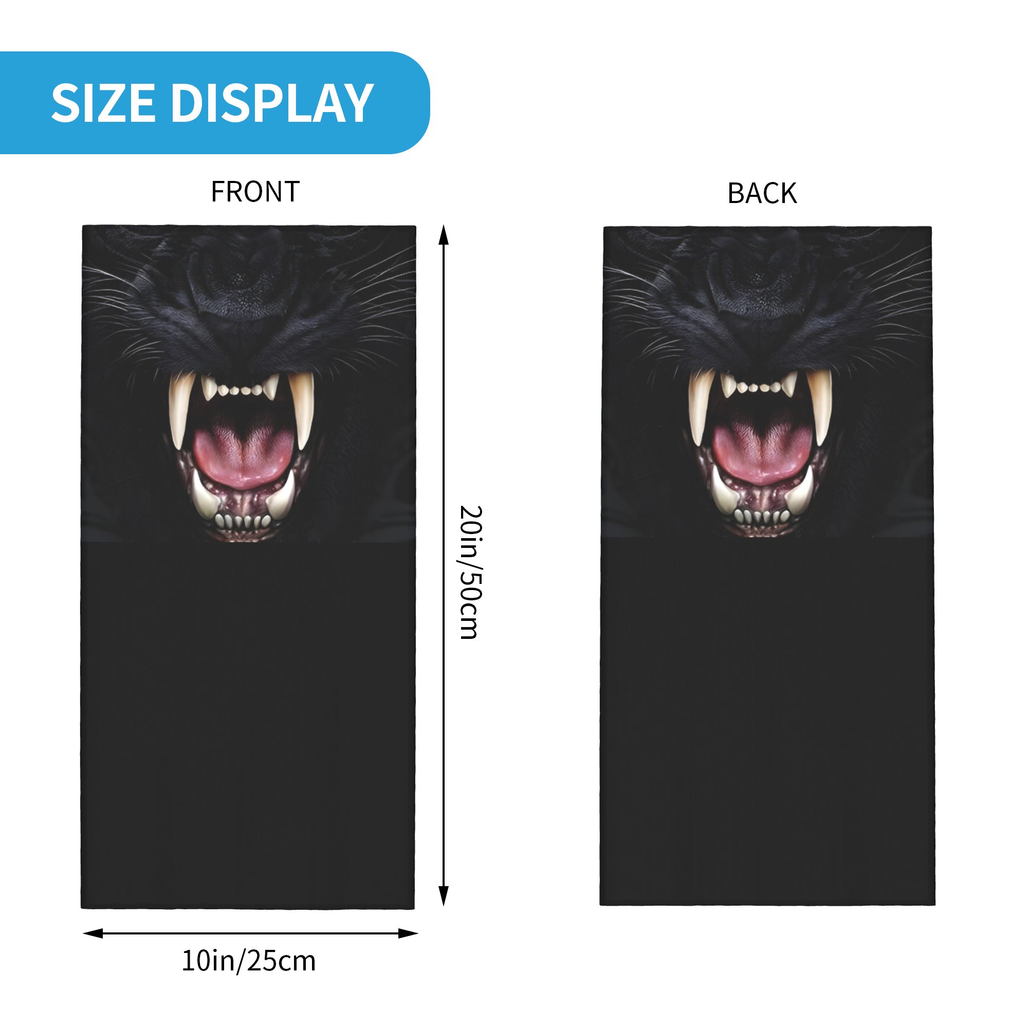 Custom Black Panther Animal He – обзор и цена Neck Warmer Tube