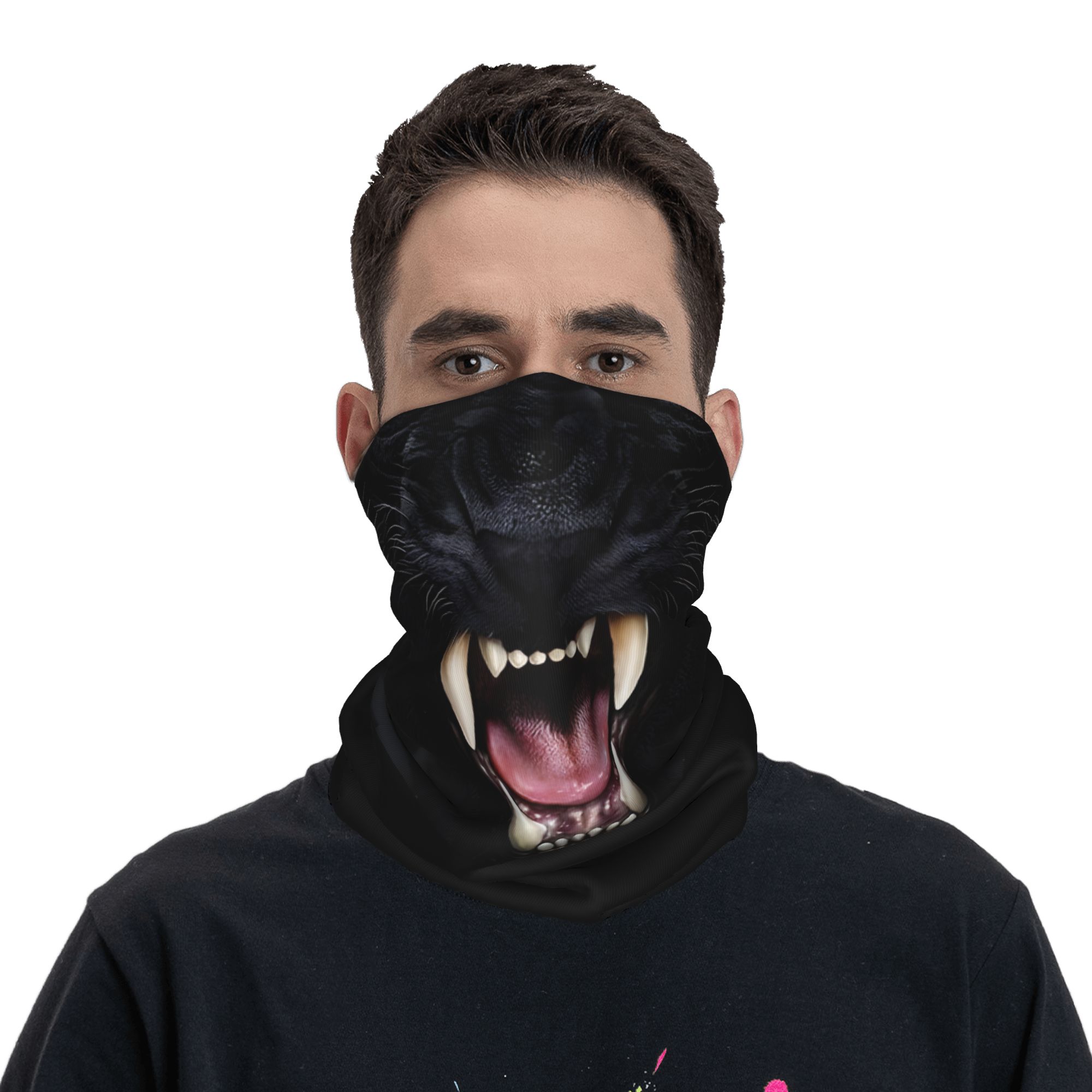 Custom Black Panther Animal He – обзор и цена Neck Warmer Tube