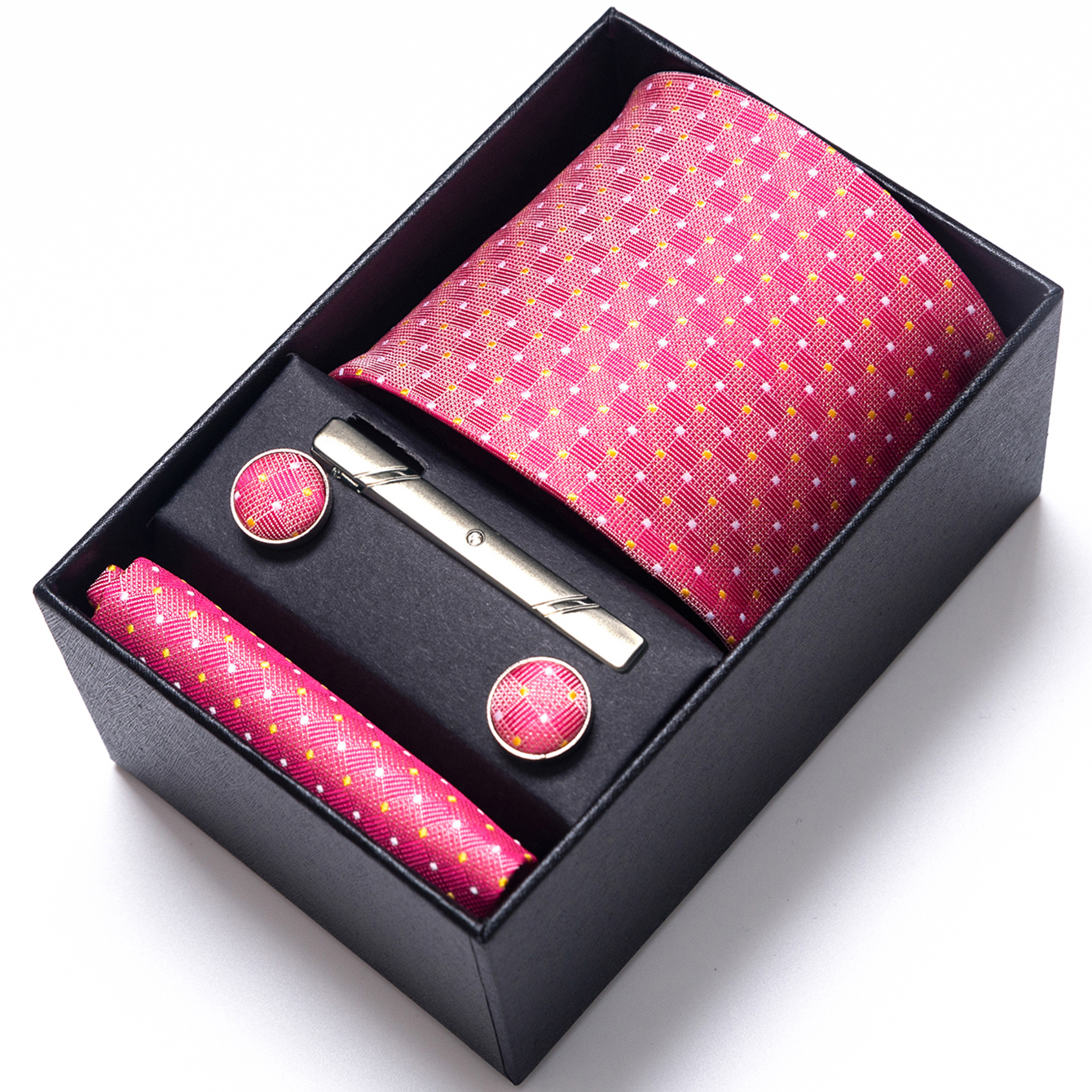 Bright Color Paisley Men's Tie – обзор и цена Pocket Square Set