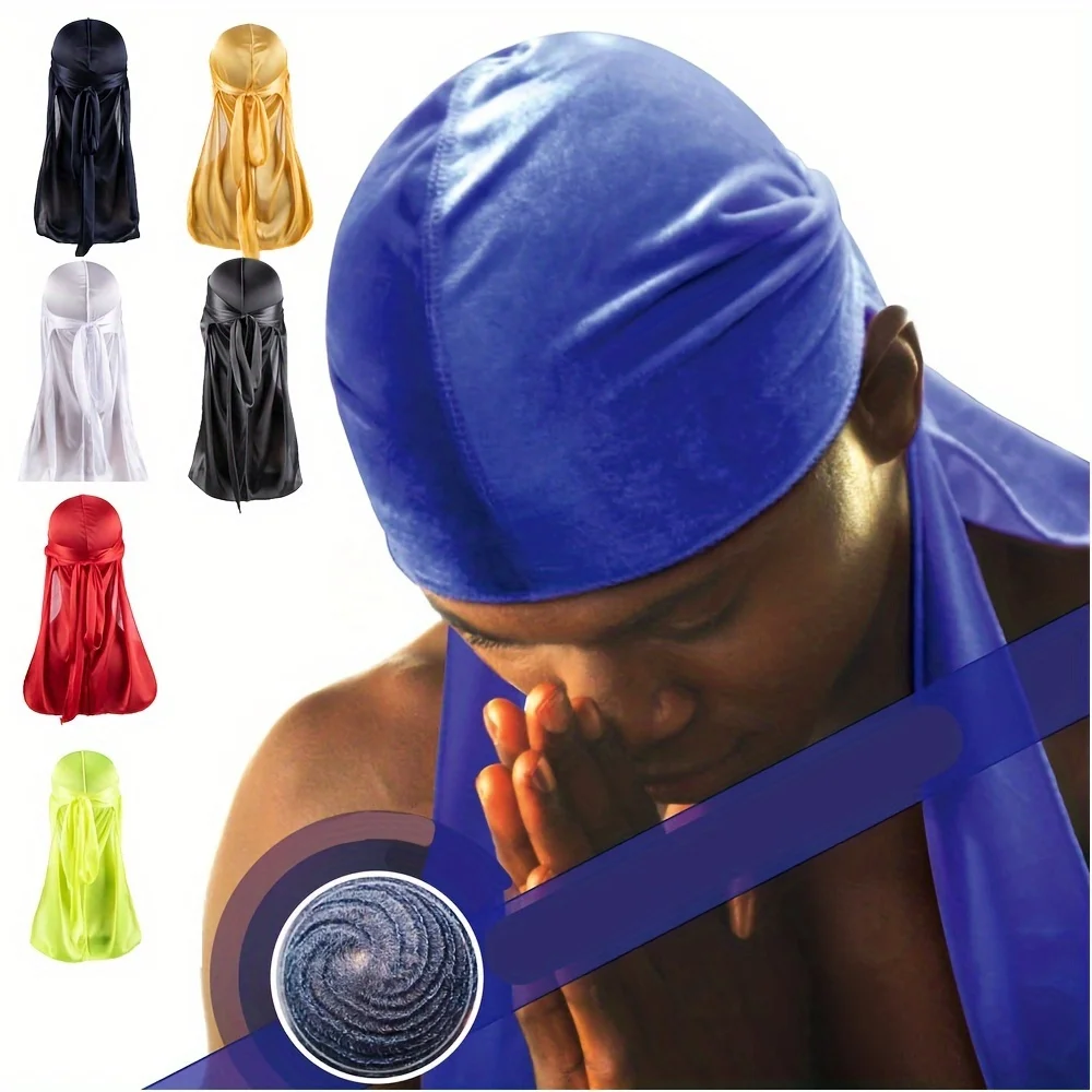 Men's Silk Durag Bonnet Bandan – обзор и цена Bandana Doo Rag