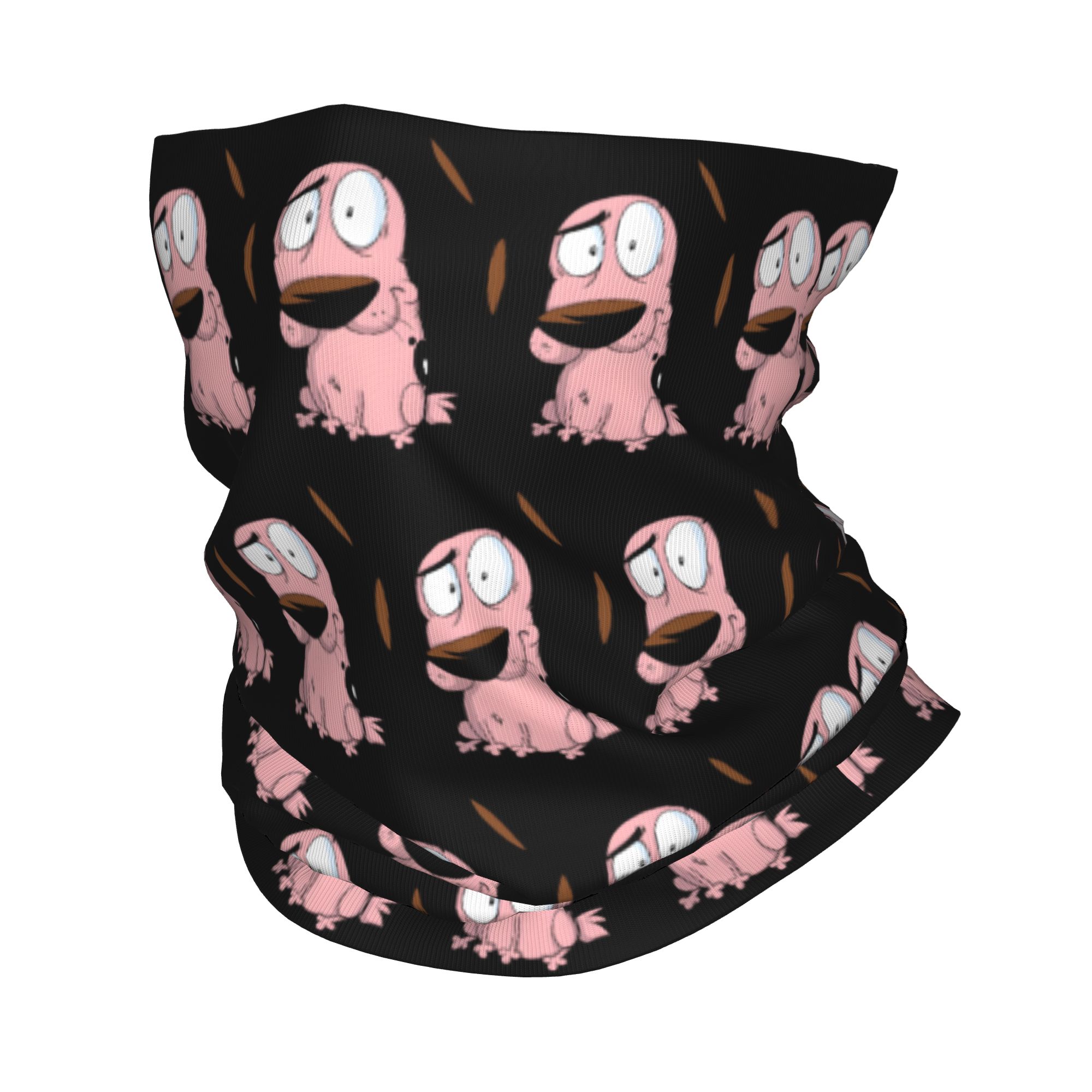 Custom Cartoon Courage Dog Win – обзор и цена Neck Warmer Tube