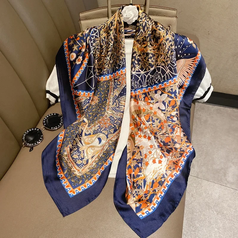 Light luxury 90 Silk scarf imi – обзор и цена Silk Tie Striped