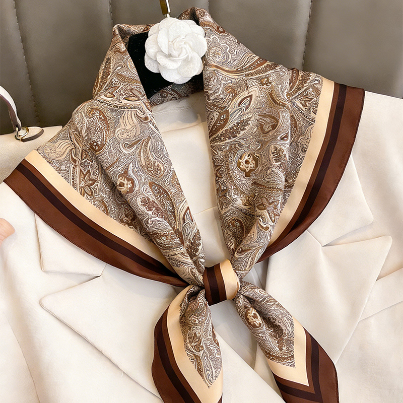 Luxury Women Silk Square Scarf – обзор и цена Face Scarf Mask