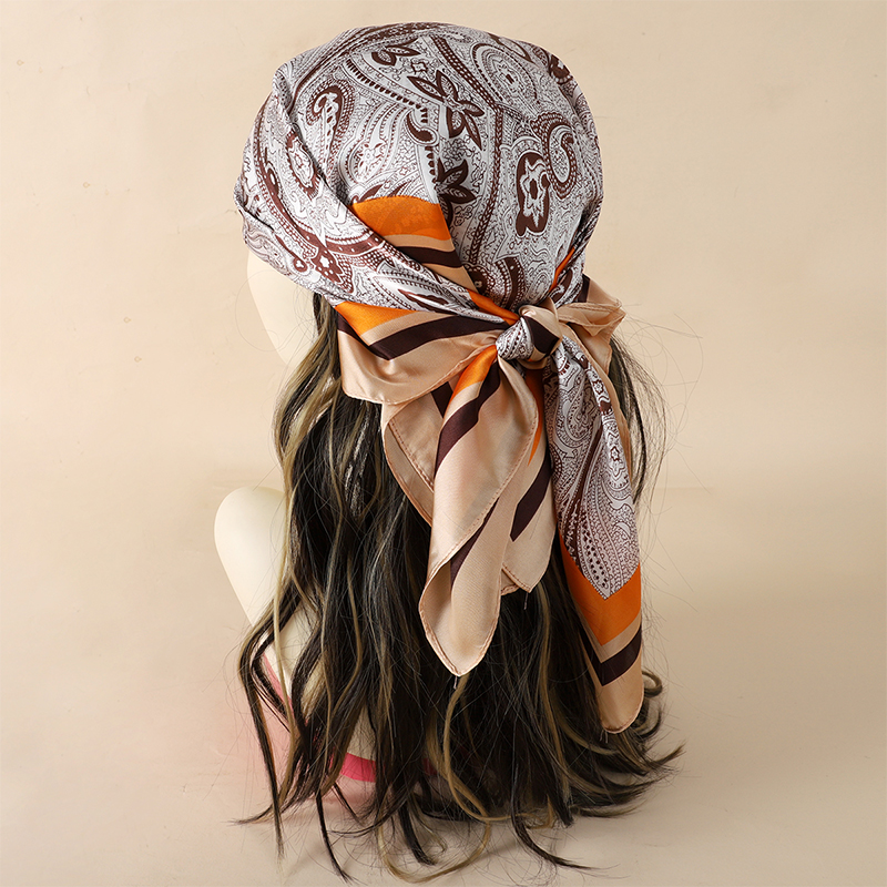 Luxury Women Silk Square Scarf – обзор и цена Face Scarf Mask