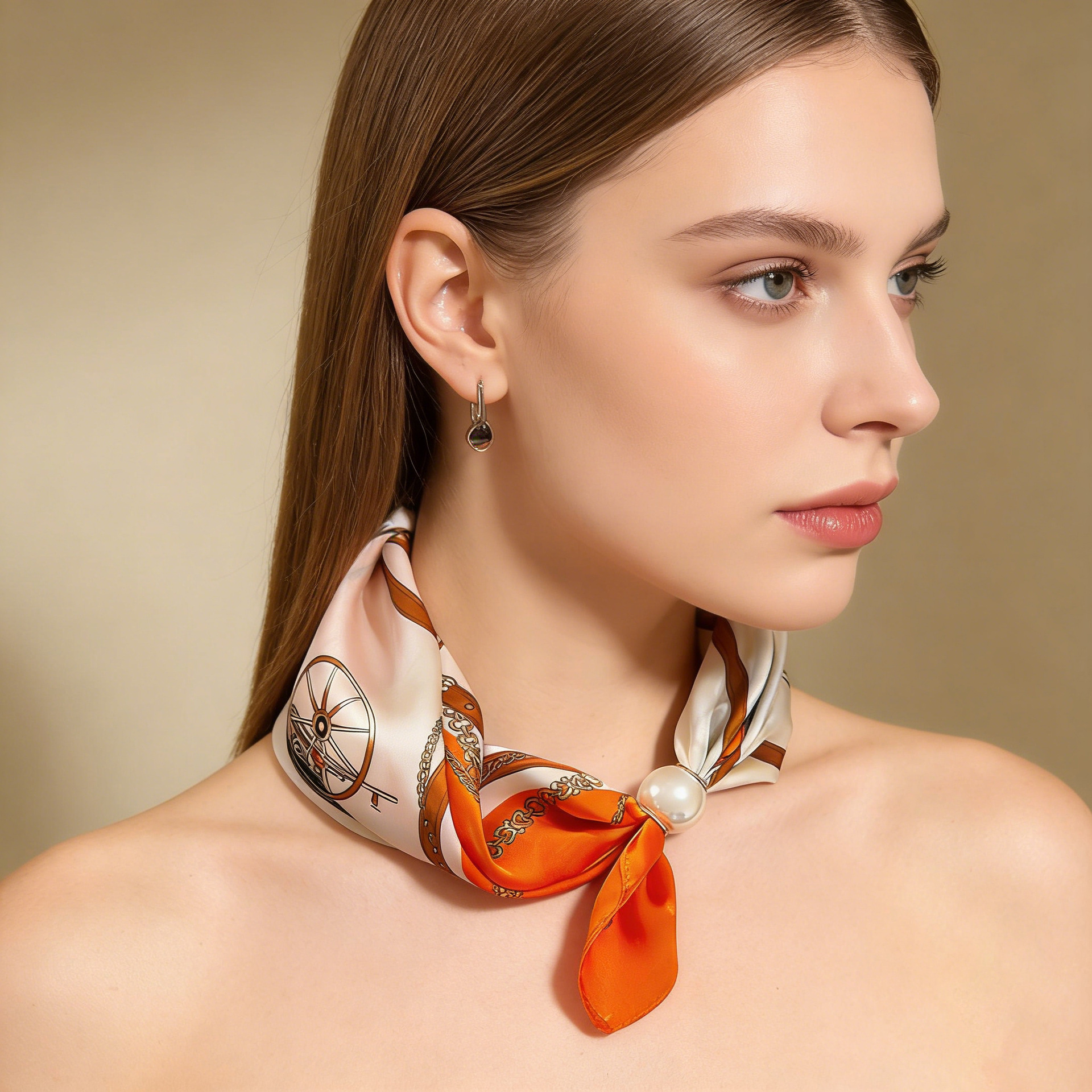 Scarf Chain Silk Lazy Magnetic – обзор и цена Face Scarf Mask