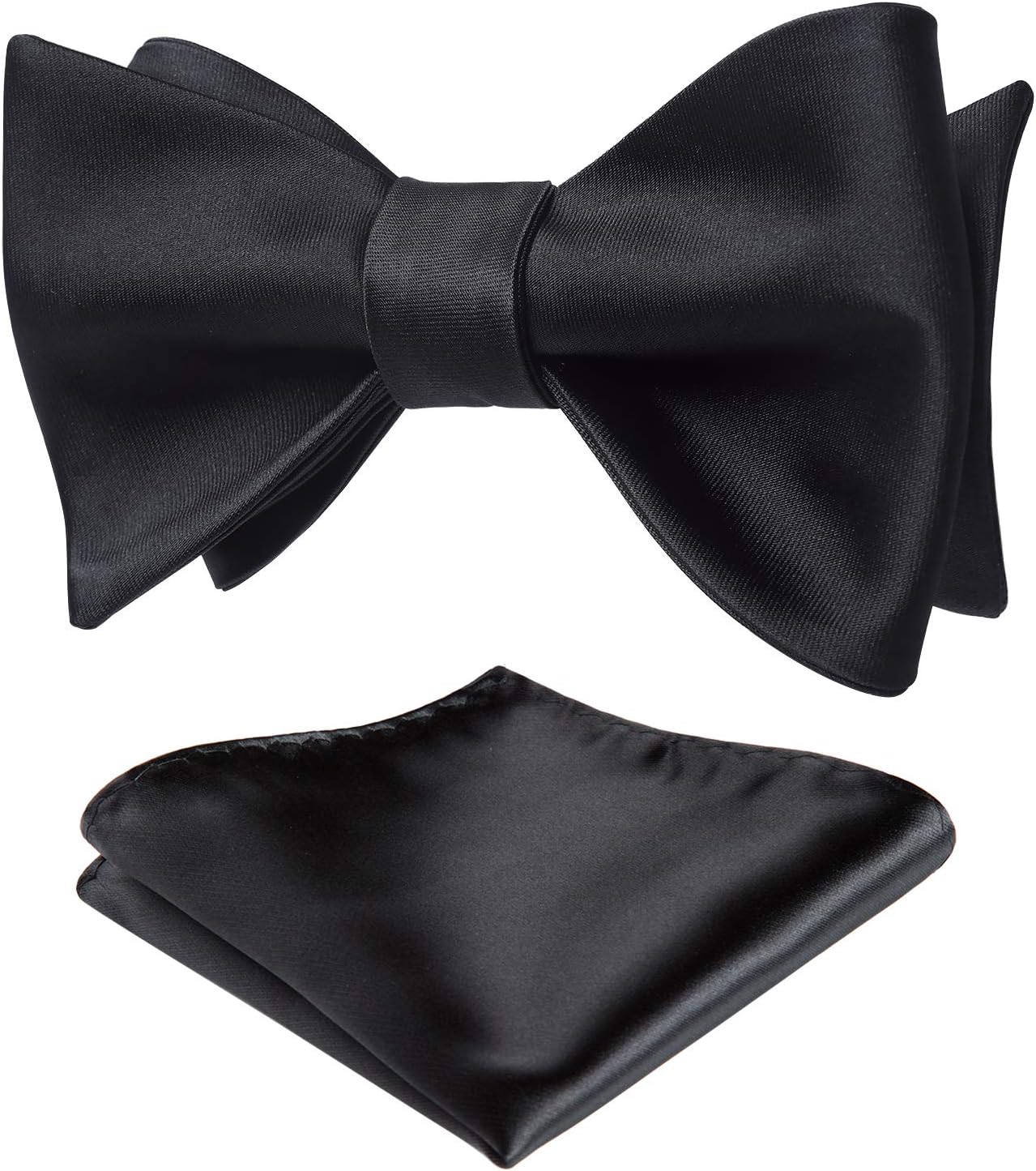 Solid Color Self Tie Bow Tie & – обзор и цена Pocket Square Set