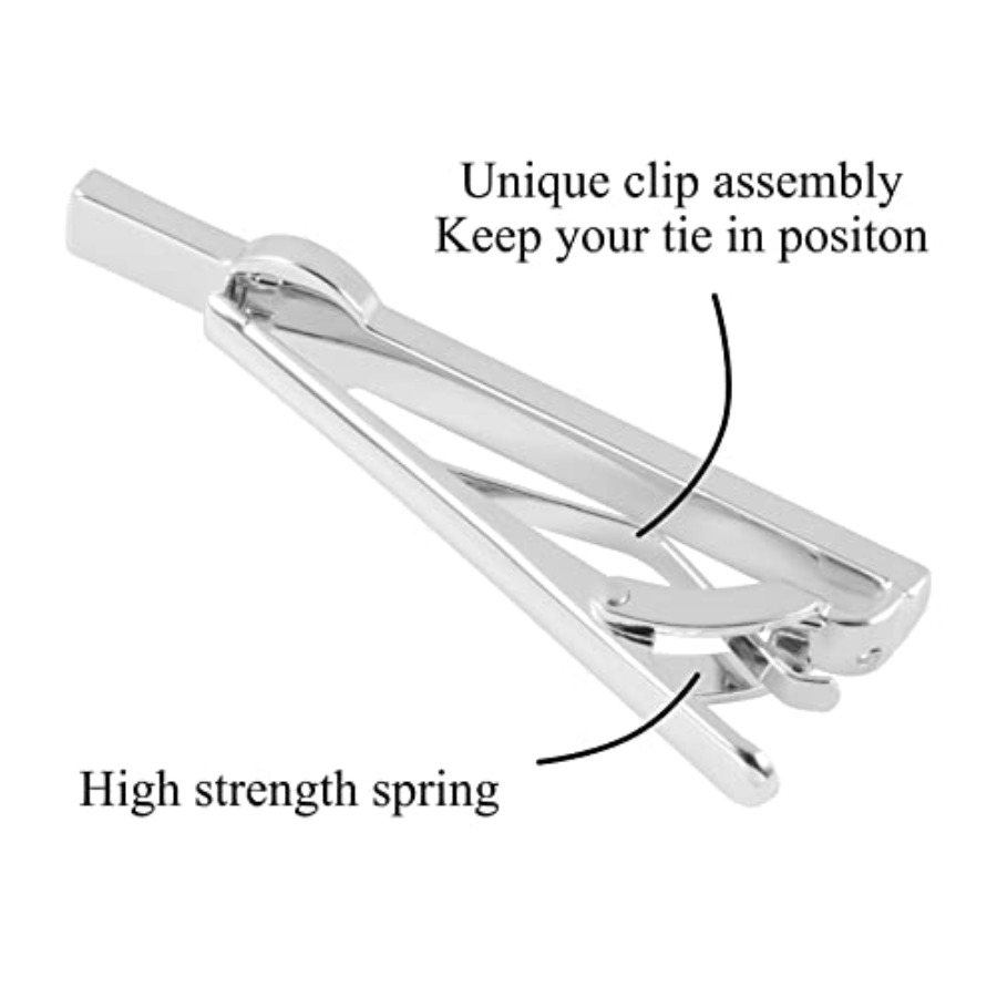 Tie Clips for Men 3Pcs Tie Bar – обзор и цена Tie Bar Set Gift