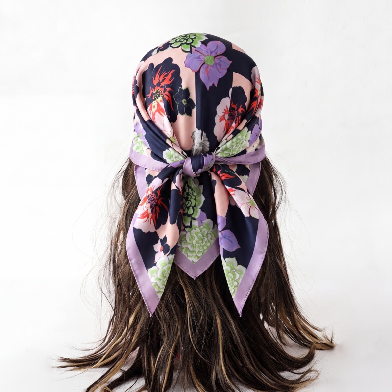 Print Silk Scarf Fashion Turba – обзор и цена Face Scarf Mask