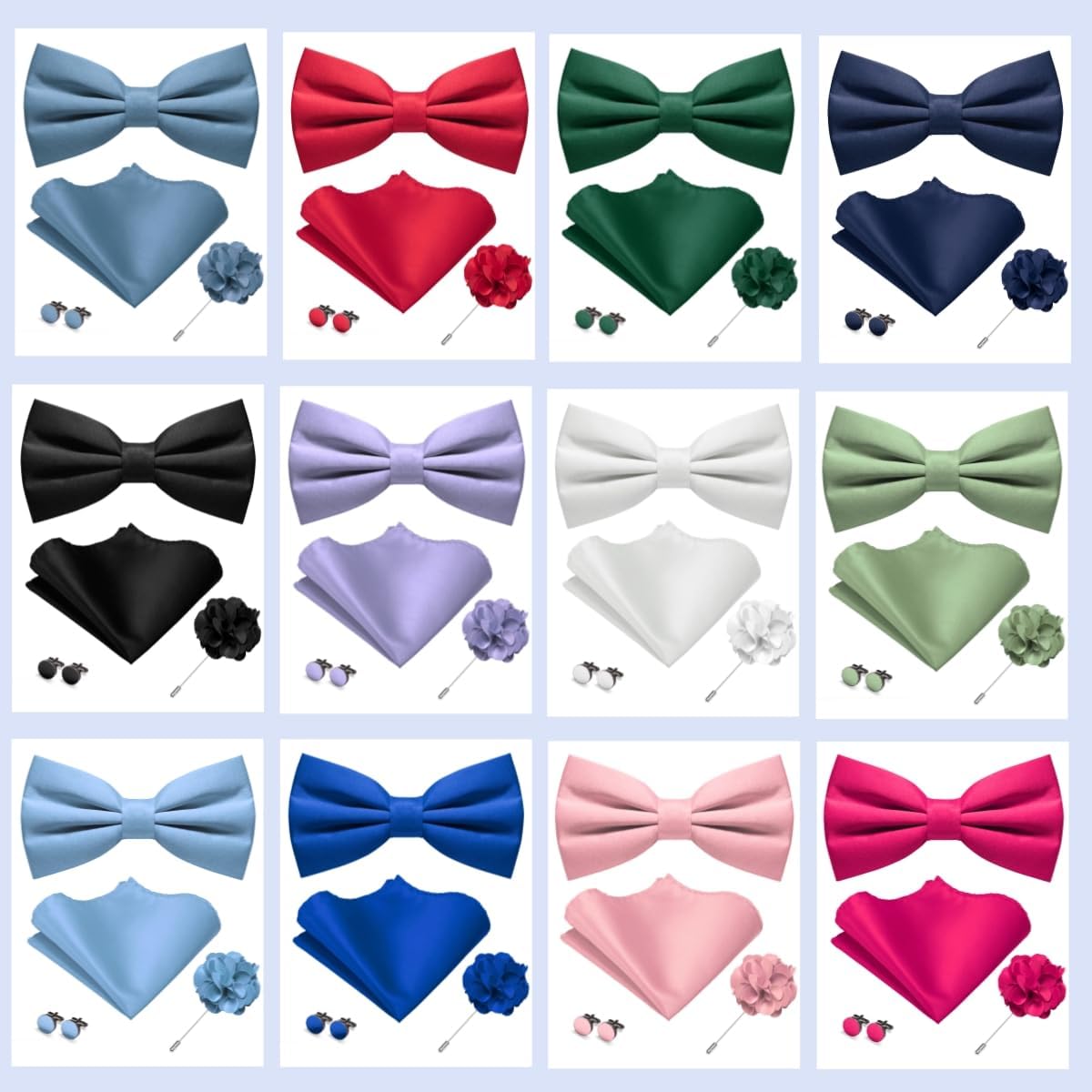 Pre-tied Bow Tie and Pocket Sq – обзор и цена Bow Tie Pre Tied