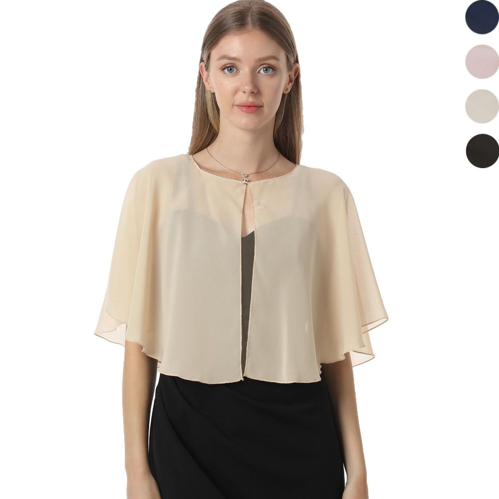 Vintage Sheer Chiffon Capelet  – обзор и цена Stole Wedding Shawl