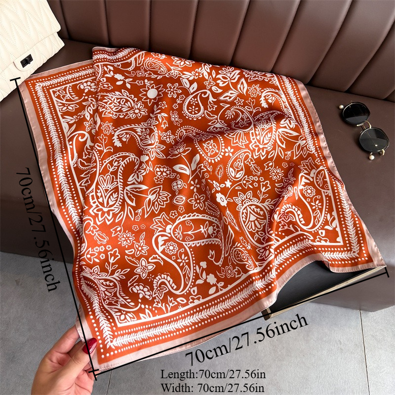 1Pc cashew print fashion silk  – обзор и цена Scarf Silk Square