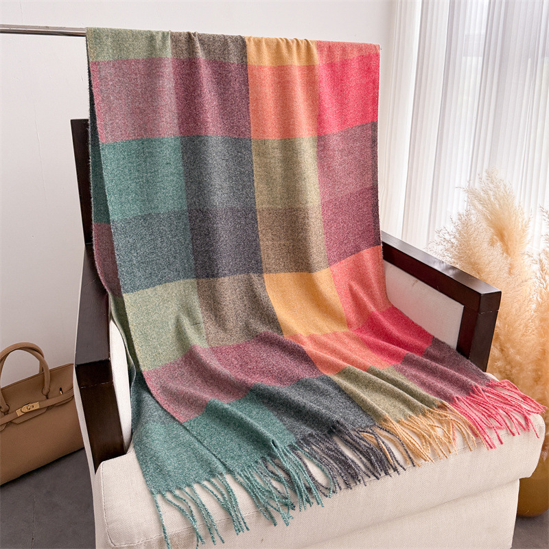 200*64cm New Fashion Cashmere  – обзор и цена Woven Scarf Blanket