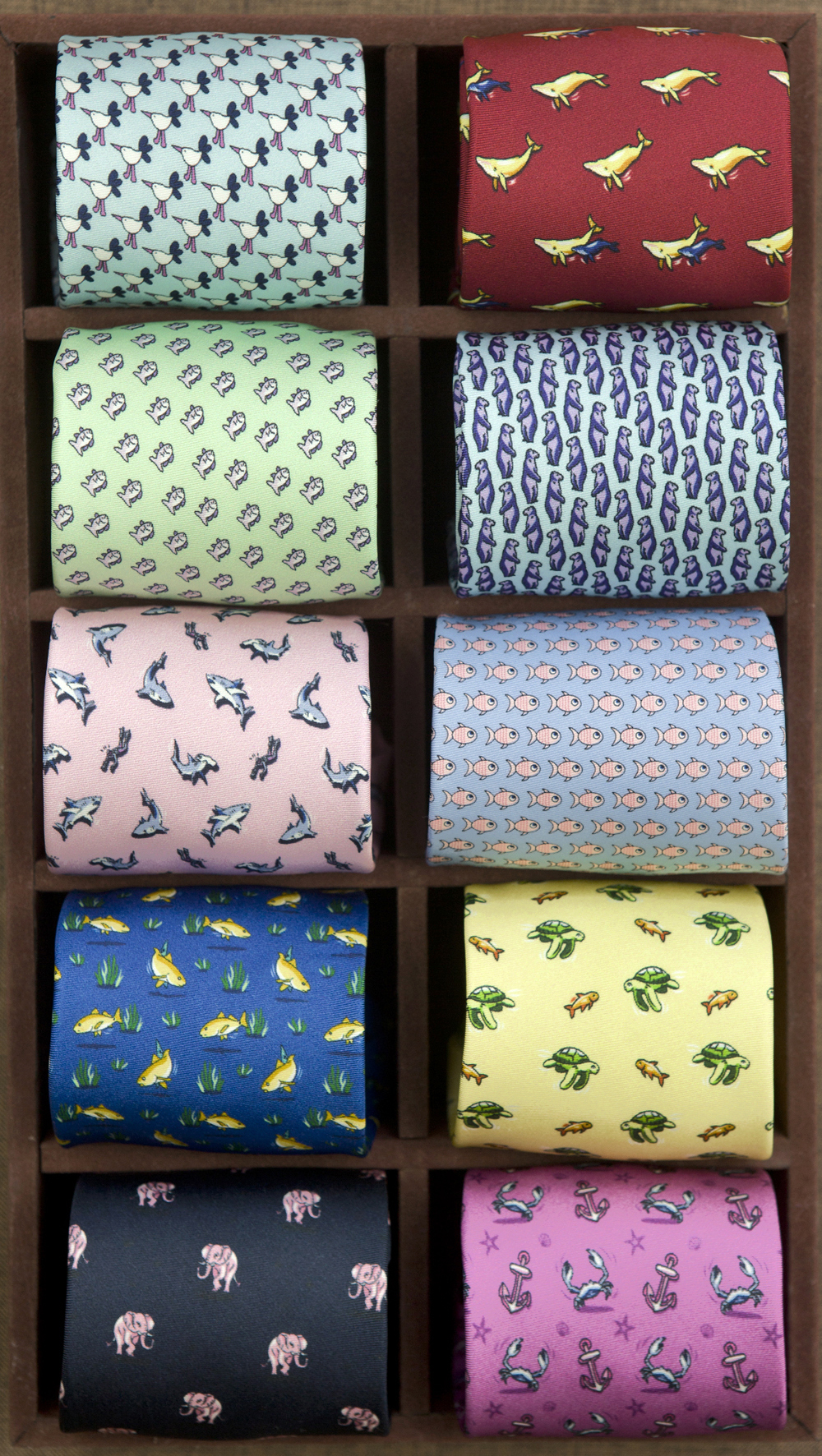 Multicolor Colorful Character  – обзор и цена Skinny Tie Men
