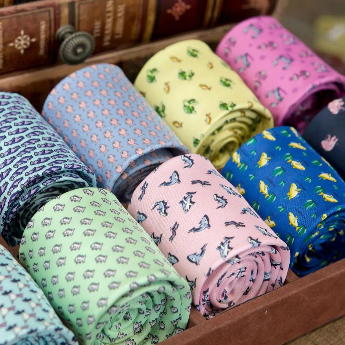Multicolor Colorful Character  – обзор и цена Skinny Tie Men