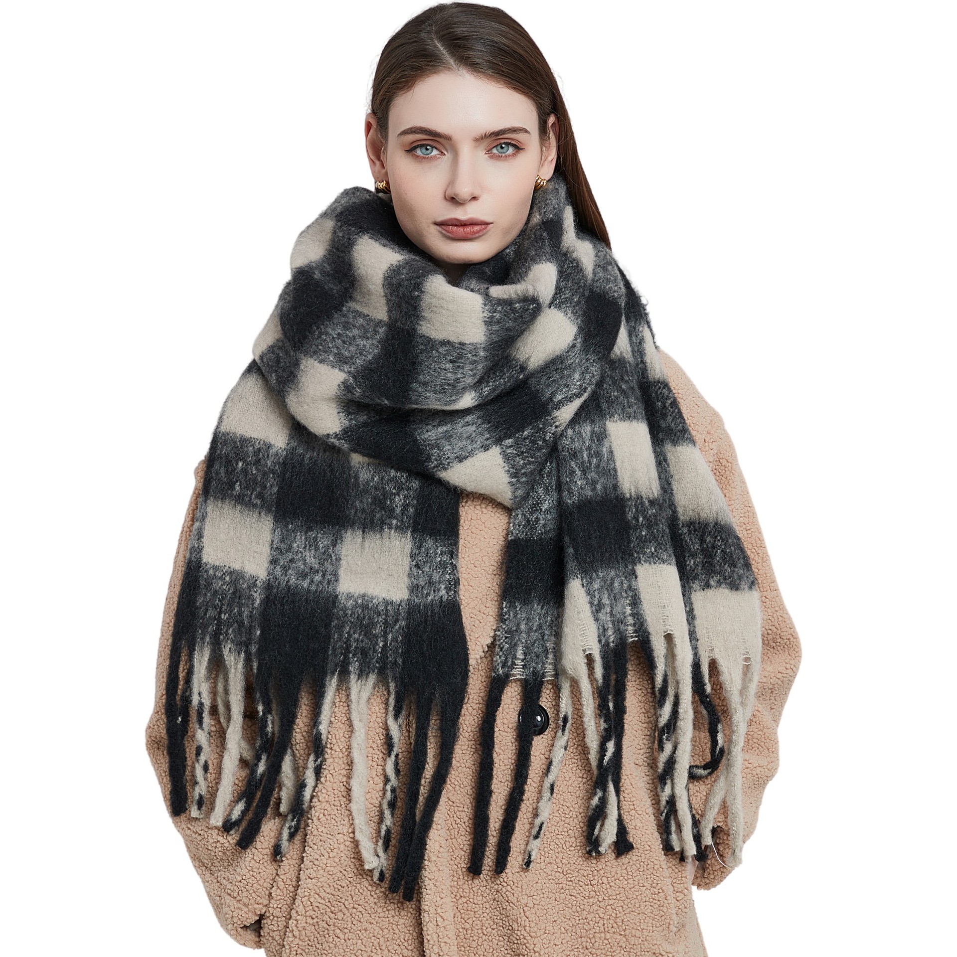 Thick Tassel Scarf Shawl Women – обзор и цена Pashmina Wrap Large
