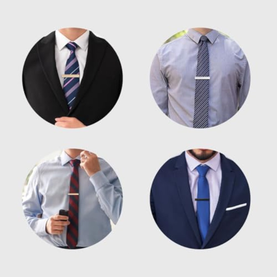 3 Pack Tie Clips for Men Tie B – обзор и цена Tie Bar Set Gift