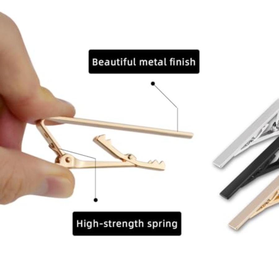 3 Pack Tie Clips for Men Tie B – обзор и цена Tie Bar Set Gift