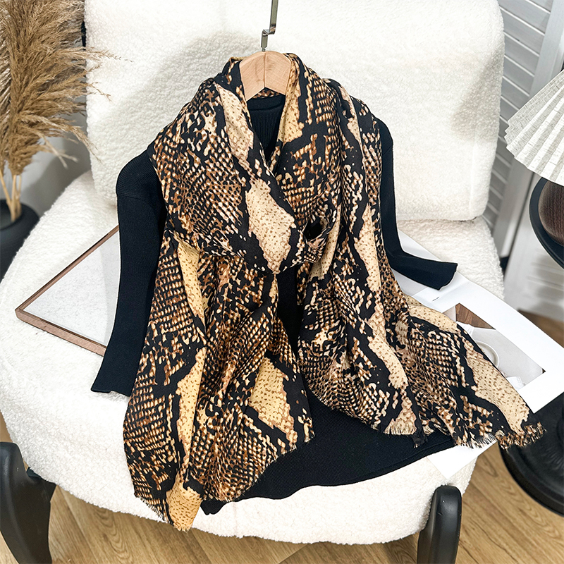 Luxury Brand Scarf Leopard pri – обзор и цена Pashmina Wrap Large