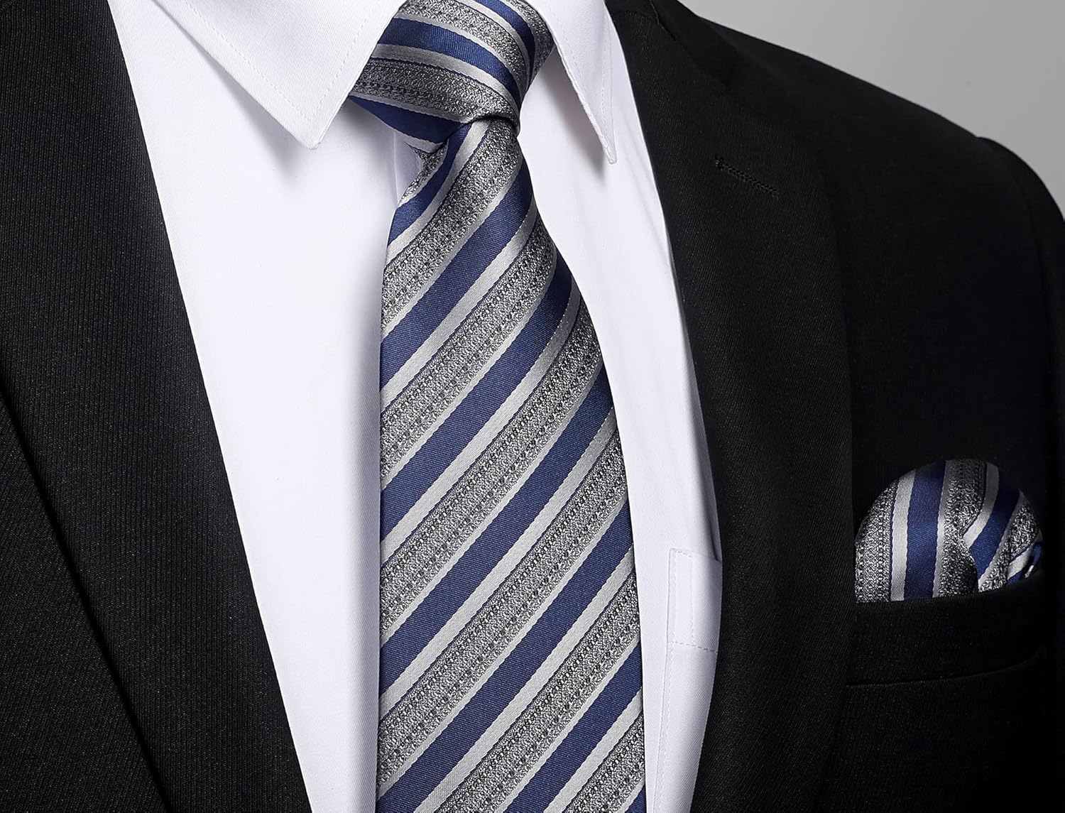Men's Stripe Tie & Pocket Squa – обзор и цена Handkerchief Cotton Men
