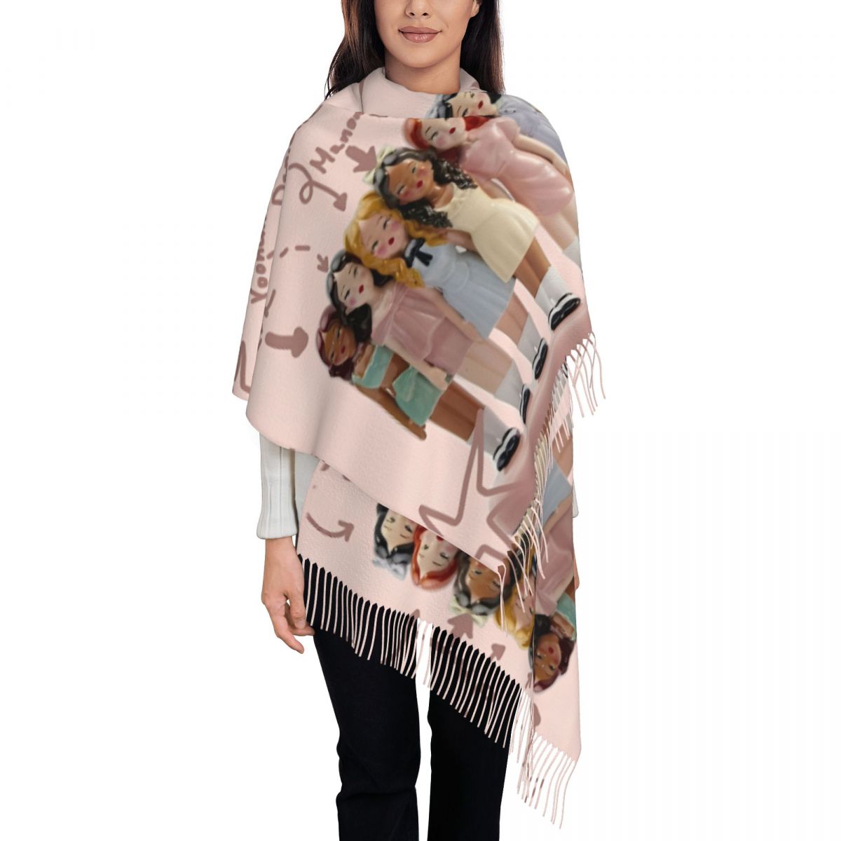 Katseye Kpop Idol Shawl Wrap W – обзор и цена Pashmina Wrap Large