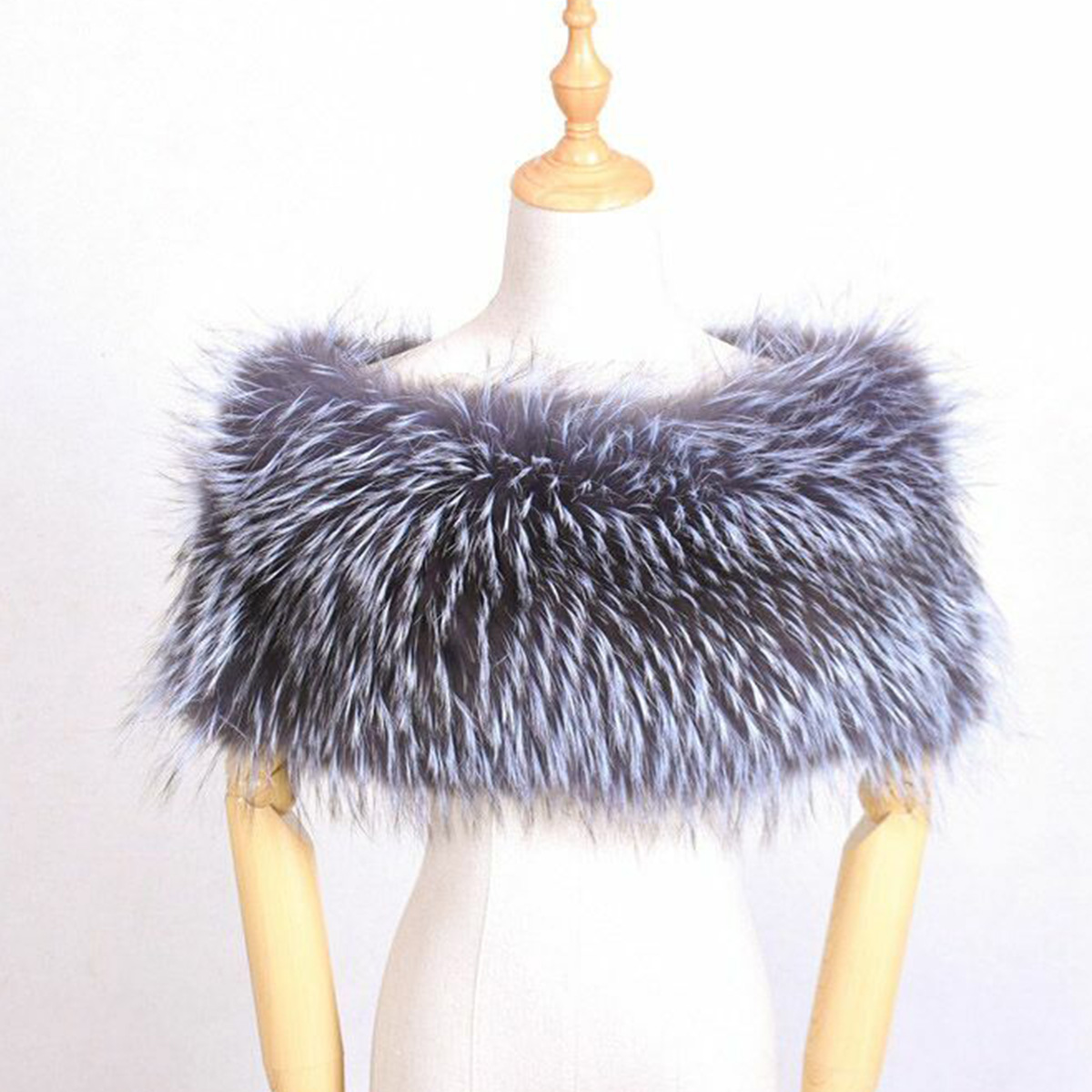 Natural Fur Bridal Shawl Fox F – обзор и цена Stole Wedding Shawl