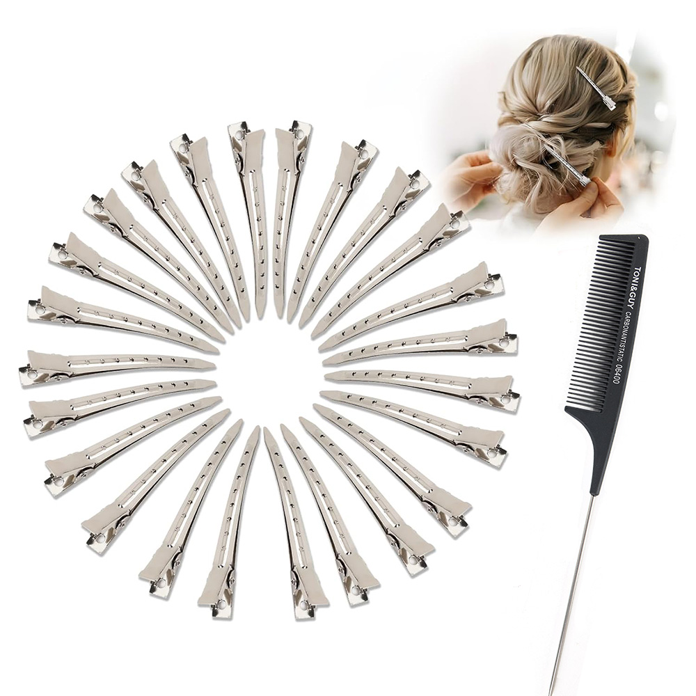 24pcs Silver Hair Clips For St – обзор и цена Tie Clip Silver
