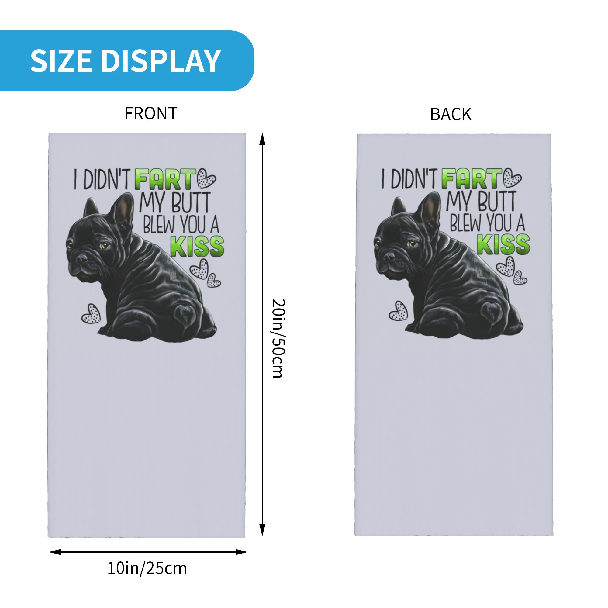 Custom Cute French Bulldog Win – обзор и цена Neck Warmer Tube