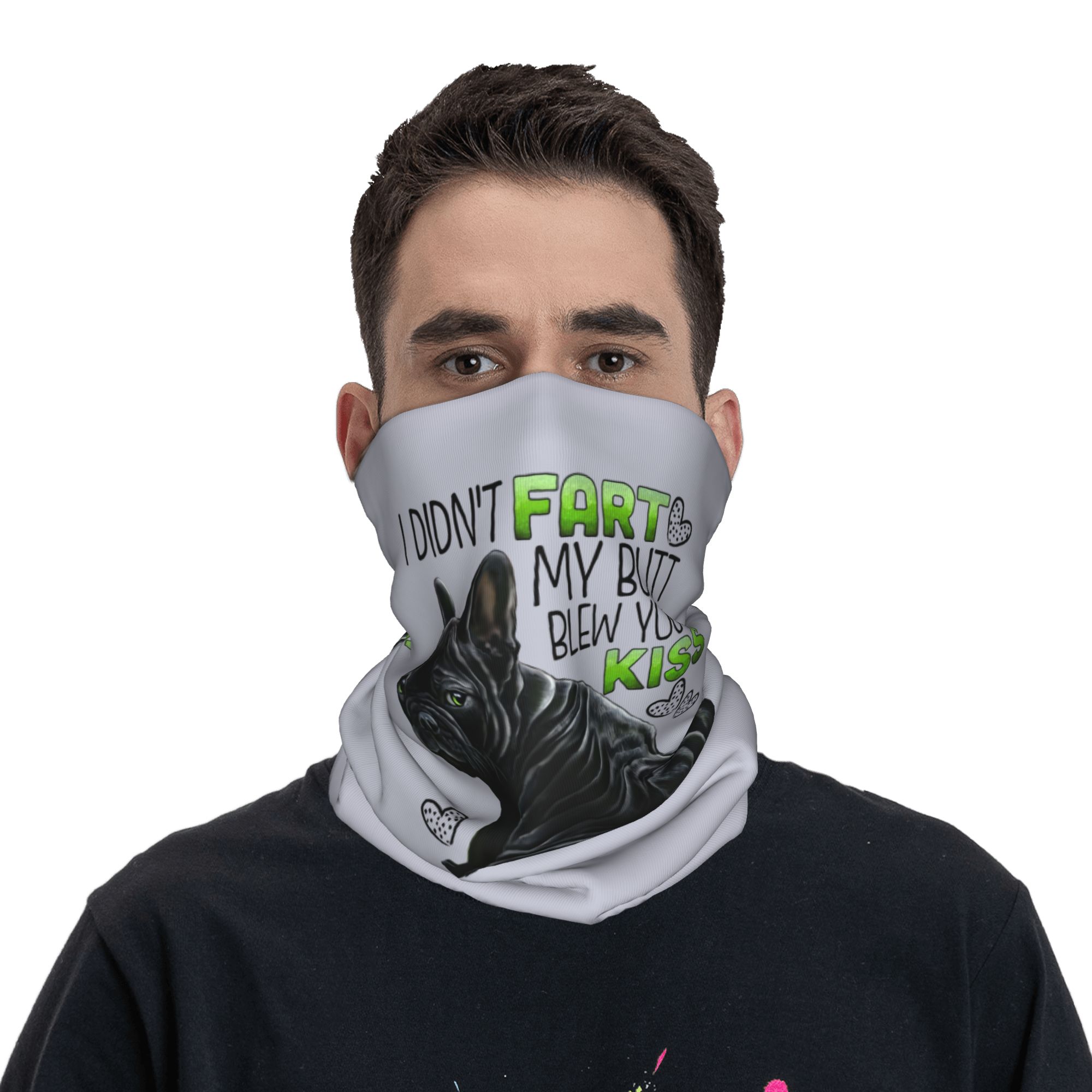 Custom Cute French Bulldog Win – обзор и цена Neck Warmer Tube