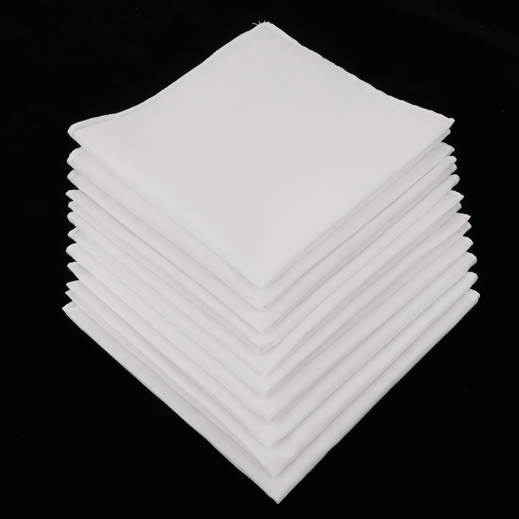 20/40pcs Plain Check Pocket Sq – обзор и цена Handkerchief Cotton Men