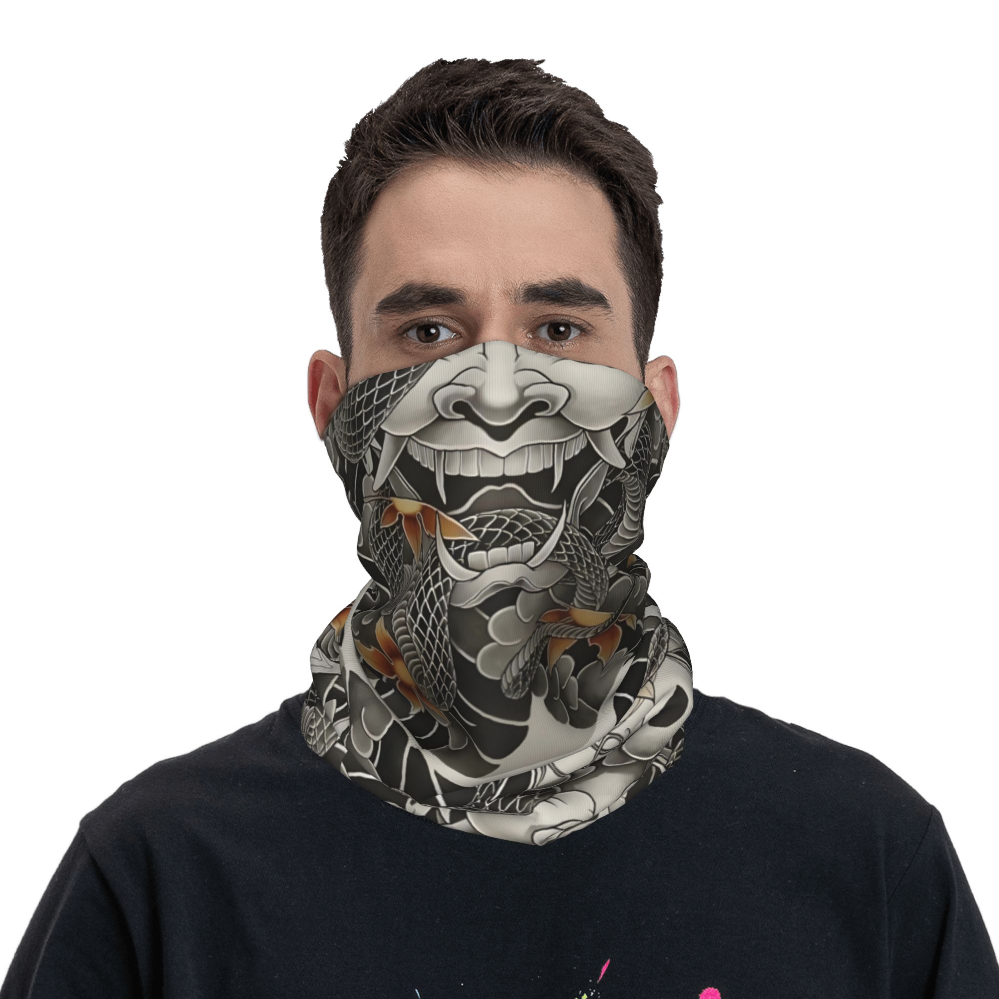 Custom Samurai Oni Demon Banda – обзор и цена Neck Warmer Tube